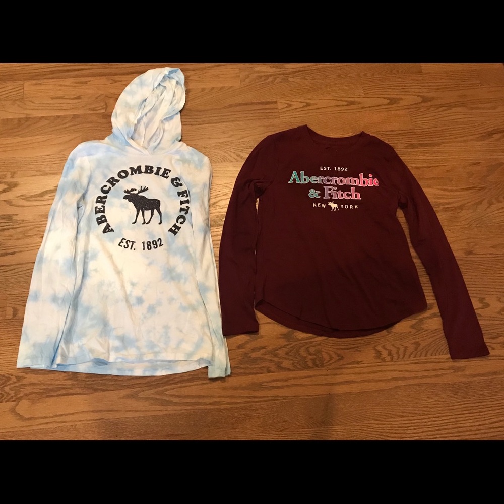 Abercrombie and Fitch kids long sleeve shirts